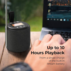 I-Box Barrel Bluetooth Speaker, DAB Plus/DAB Radio The Branded Hub