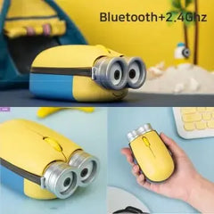 MINIONS Multi-Pairing Noiseless Bluetooth Wireless Mouse the-branded-hub-h3