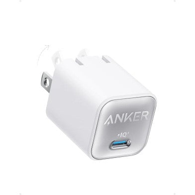 Anker Nano USB C Charger Block, 30W PIQ 3.0 Foldable iPhone Charger Fast Charging for iPhone 17/16 Series, Galaxy, iPad, Compatible with MagSafe The Branded Hub