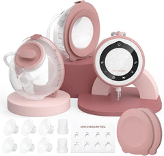 Momcozy V1 Pro Wearable Breast Pump, Hospital-Grade Pocket Primary Pump | Hands-Free Portable Pump, Lightweight, Visible Cups,Real Milk Removal