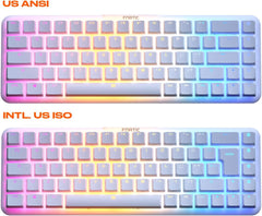 Fnatic STREAK65 LP | White | Compact RGB Gaming Mechanical Keyboard Speed Switche The Branded Hub