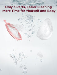 Momcozy V1 Pro Wearable Breast Pump, Hospital-Grade Pocket Primary Pump | Hands-Free Portable Pump, Lightweight, Visible Cups,Real Milk Removal