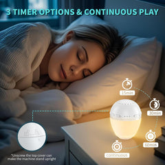 Hush Ultra 3 in 1 Smart Sound Machine, White Noise Machine with Noise Detection, Night Light, Speaker
