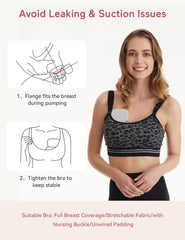 Momcozy S9 Wearable Breast Pump - Hands-Free Breast Pump with 2 Mode & 5 Levels, Portable Electric Wearable Breast Pump, Painless Breastfeeding Breastpump Can Be Worn in-Bra, 24mm Gray The Branded Hub