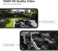 DEKCO Security Camera Outdoor Battery Operated, Wireless CCTV Camera for Home Security, 1080P WiFi Camera Outdoor Indoor with PIR Human Motion Detection & Siren,2 Way Audio, IP66,2.4Ghz Wifi (No 5Ghz) The Branded Hub