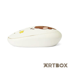 Brown minini Wireless Multi Pairing Computer Mouse