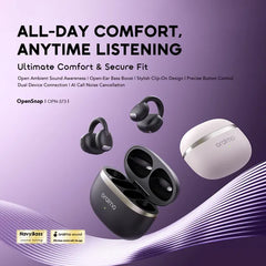 Oraimo OpenSnap Clip-On True Wireless Earphones