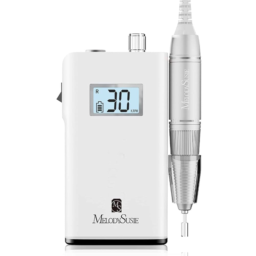 MelodySusie Professional Rechargeable 30000 rpm Nail Drill,SC320H The Branded Hub