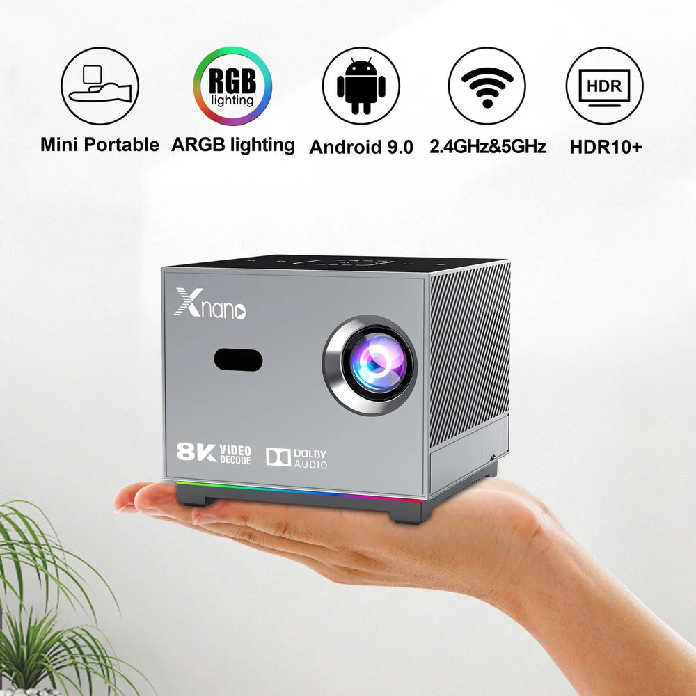 X Nano X3 T972 Mini 5G WIFI LED 8K Video HD Home Video Projectors The Branded Hub