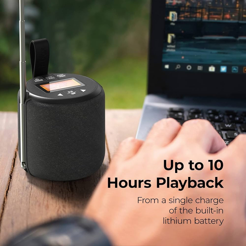 I-Box Barrel Bluetooth Speaker, DAB Plus/DAB Radio The Branded Hub