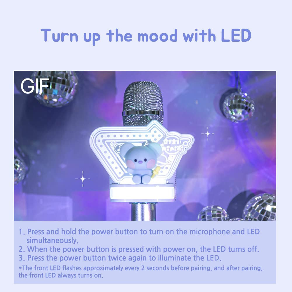 BT21 Minini Bluetooth Wireless Mic & Speaker  (KOYA) the-branded-hub-h3
