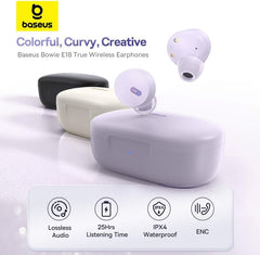 Baseus Bowie E18 True Wireless Earphones - Cosmic Black The Branded Hub