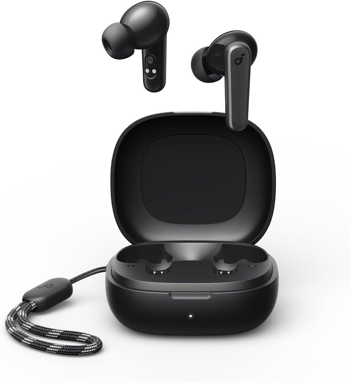 Soundcore by Anker P20i True Wireless Earbuds, 10mm Drivers with Big Bass, Bluetooth 5.3, 30H Long Playtime, Water-Resistant, 2 Mics for AI Clear Calls, 22 Preset EQs, Customization via App (Black) The Branded Hub