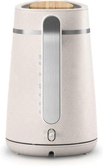 Philips Eco Conscious Edition Kettle 5000 Series, 100% Bio-based plastics*, 1.7 L Capacity, Cordless + 360° Pirouette Base, Silk White Matt Finish, (HD9365/11) The Branded Hub