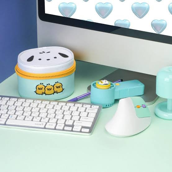 Sanrio Pochacco Vertical Mouse Wireless Silent Ergonomic Vertical Mouse+Pouch The Branded Hub