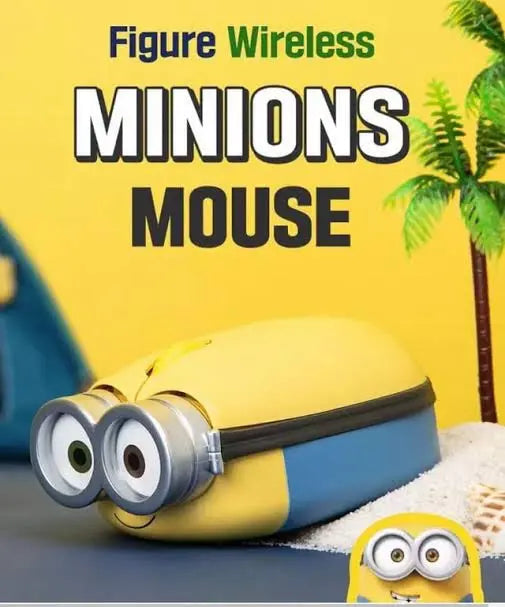 MINIONS Multi-Pairing Noiseless Bluetooth Wireless Mouse the-branded-hub-h3