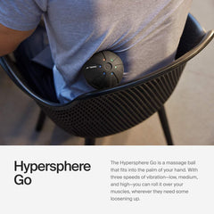 Hyperice Hypersphere Go - Vibrating Massage Ball for Muscle Recovery, Myofascial Release and Soreness Relief - Portable Fitness Massager, Perfect for use at The Gym, or at Home - FSA and HSA The Branded Hub