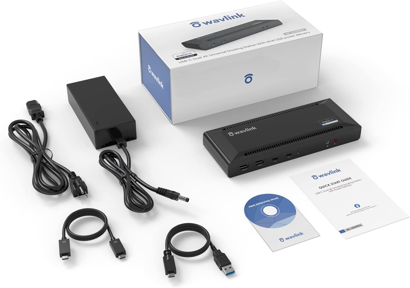 Wavlink USB-C Dual HDMI or DisplayPort Display 4K@60Hz 13-in-1 Universal Docking Station with 100W Power Delivery The Branded Hub