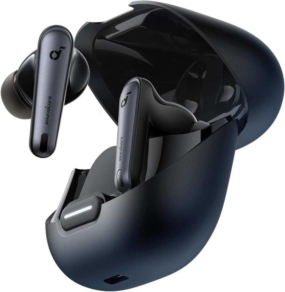Soundcore by Anker Liberty 4 NC Wireless Earbuds, 98.5% Noise Reduction, Adaptive Noise Cancelling to Ears and Environment, Hi-Res Sound, 50H Battery, Wireless Charging, Bluetooth 5.3 (Black) The Branded Hub
