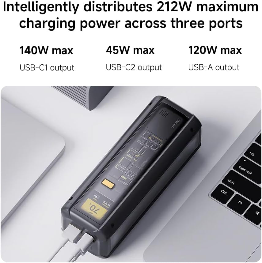 Xiaomi 212W HyperCharge Power Bank 25000mAh The Branded Hub