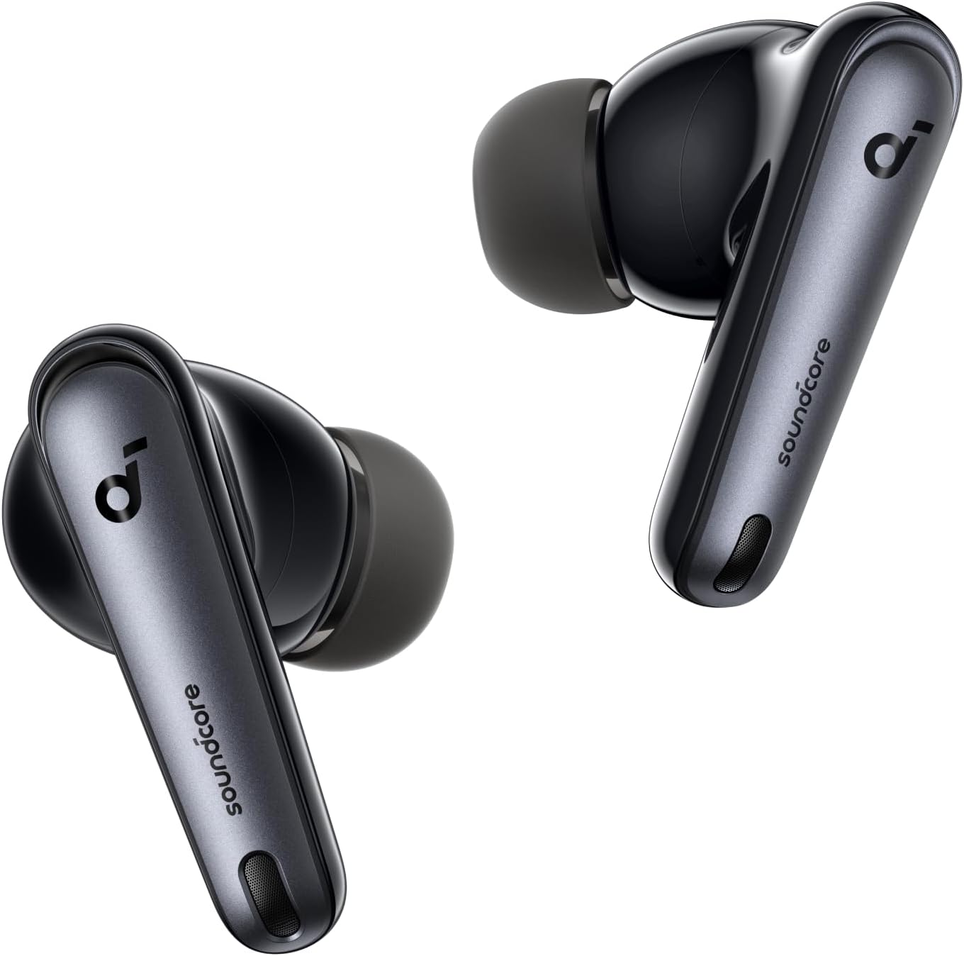 Soundcore by Anker Liberty 4 NC Wireless Earbuds, 98.5% Noise Reduction, Adaptive Noise Cancelling to Ears and Environment, Hi-Res Sound, 50H Battery, Wireless Charging, Bluetooth 5.3 (Black) The Branded Hub