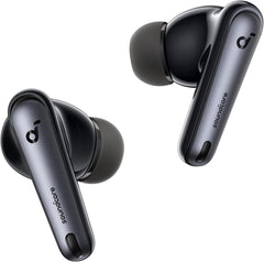 Soundcore by Anker Liberty 4 NC Wireless Earbuds, 98.5% Noise Reduction, Adaptive Noise Cancelling to Ears and Environment, Hi-Res Sound, 50H Battery, Wireless Charging, Bluetooth 5.3 (Black) The Branded Hub