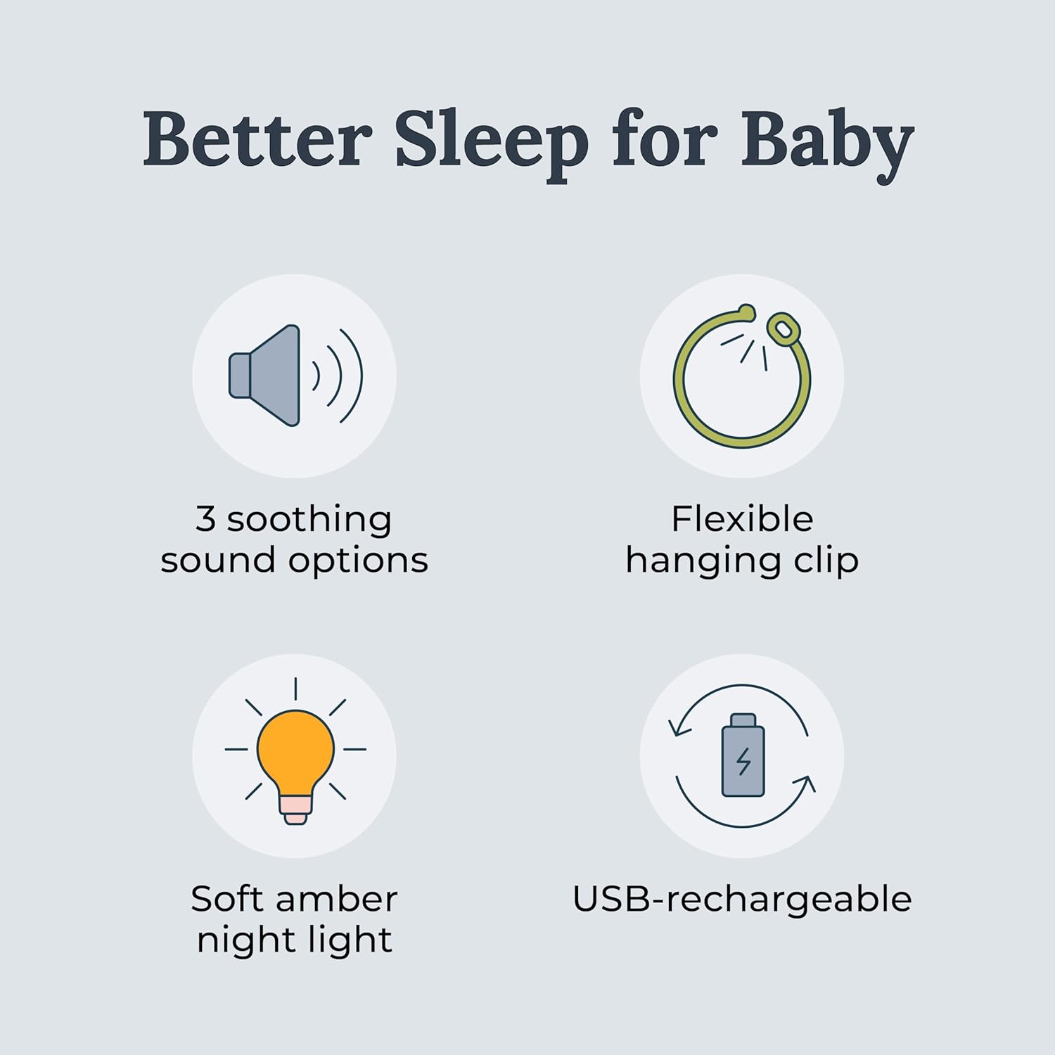 Yogasleep Hushh Portable White Noise Sound Machine for Baby The Branded Hub
