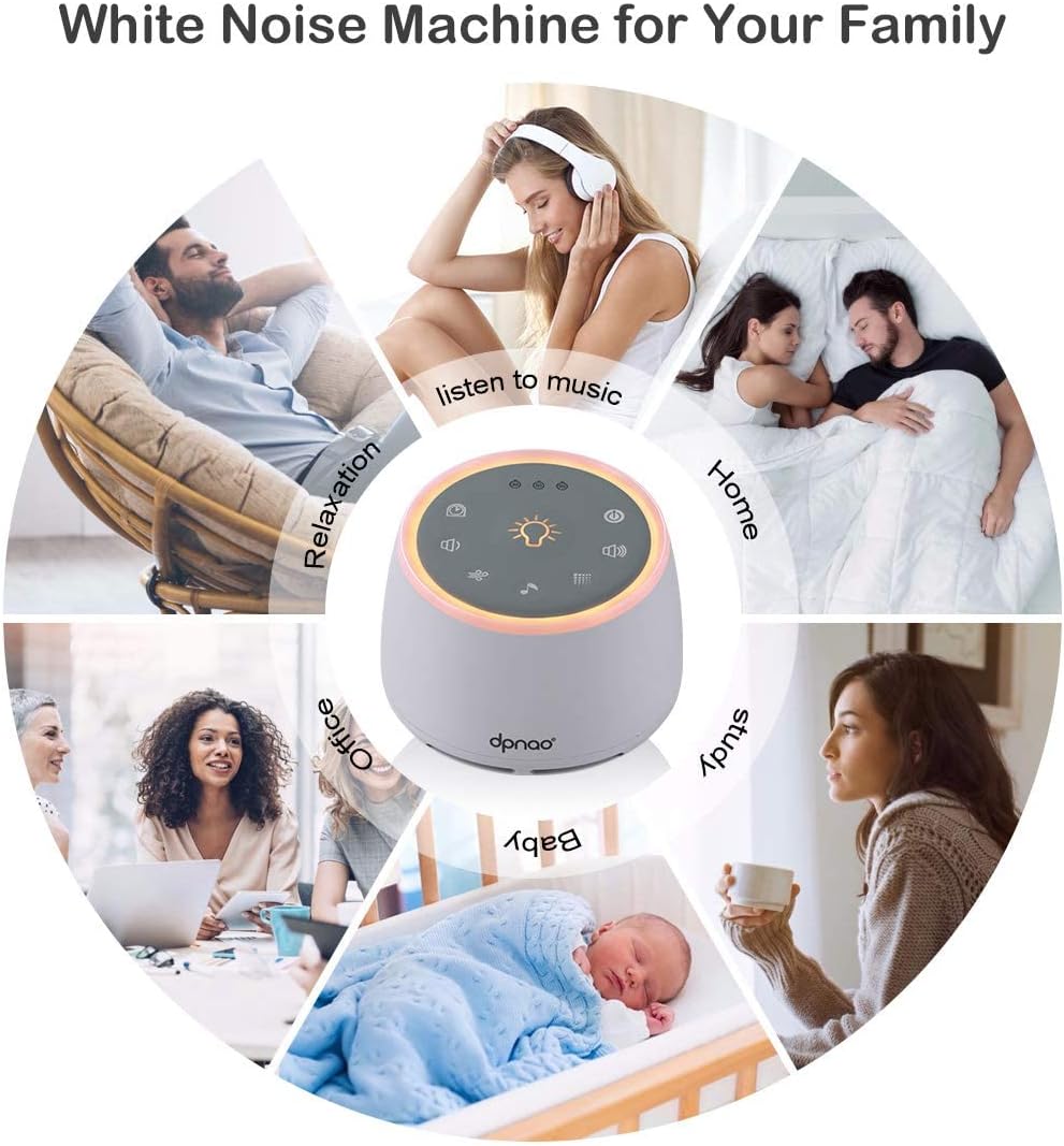 Dpnao White Noise Machine, Sleep Sound Machine
