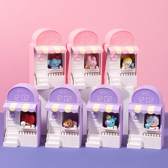 BT21 Cafe Digital Led Desk Clock (KOYA) The Branded Hub