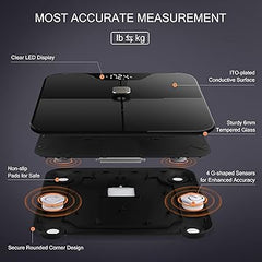 iHealth Nexus PRO Smart Bluetooth Body Fat Scale – Digital Bathroom Weight & Body Composition Analyzer with APP