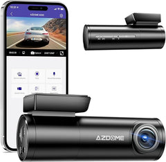 AZDOME M300 Dash Cam, Dashcam Front 1296P Camera with WiFi, Voice Control 24H Parking Mode G-Sensor Loop Recording Super Night Vision, Easy to Install, Max up Support to128GB The Branded Hub