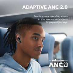 Soundcore by Anker Liberty 4 NC Noise Cancelling Earbuds, 98.5% Noise Reduction, Adaptive Noise Cancelling to Ears and Environment, Hi-Res Sound, 50H Battery, Wireless Charging, Bluetooth 5.3 (White) The Branded Hub