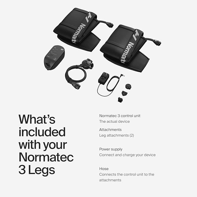 Hyperice Normatec 3 - Recovery System with Patented Dynamic Compression Massage Technology (Normatec 3 Standard Size Legs) FSA-HSA The Branded Hub