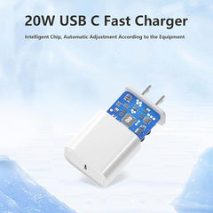 20W USB C Charger Block for Apple iPhone 15 16 Pro Max, 12V USB C Fast Charging Cube Plug Power Adapter Compatible with Apple iPhone 16 15 14 13 12 11 XS Max SE 8Plus 7 6 iPad, 1Pack, White The Branded Hub