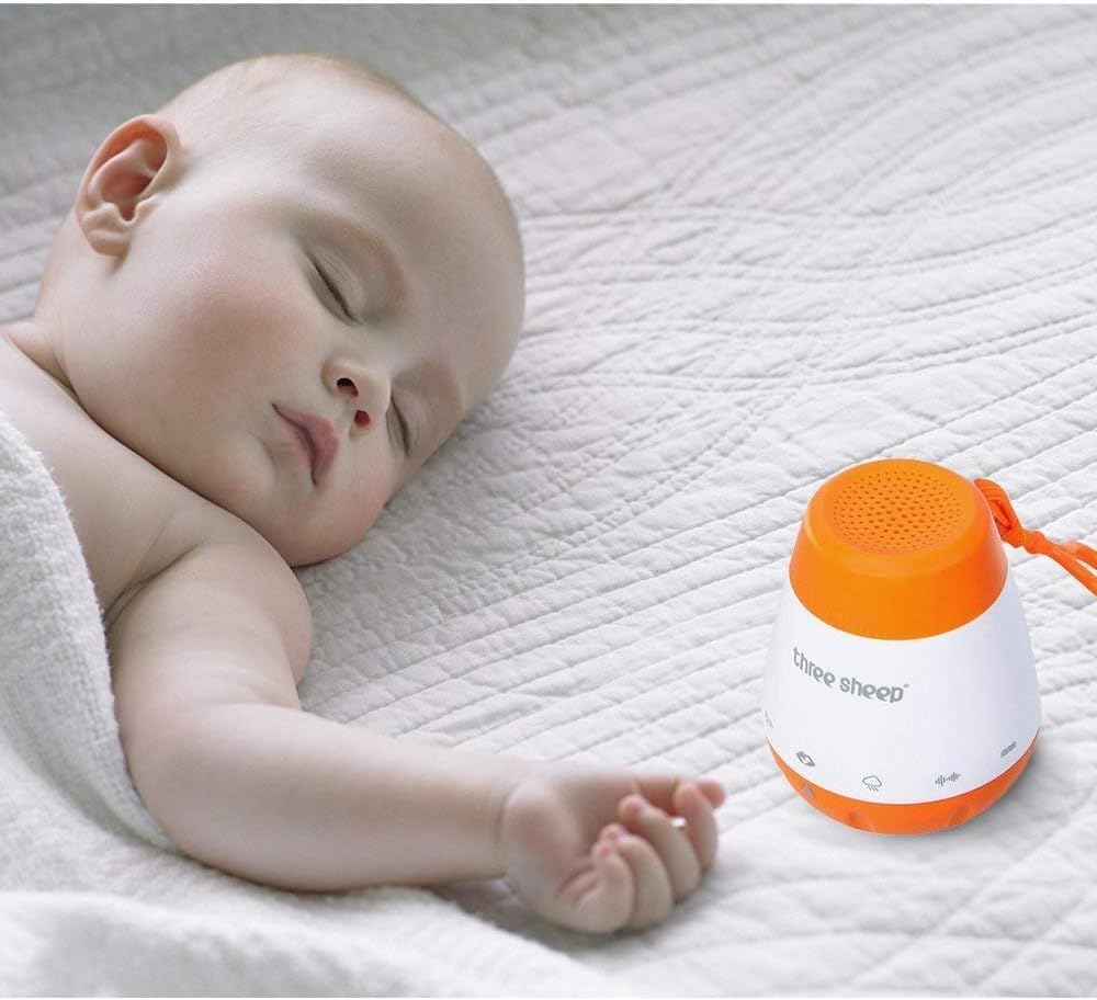 Three Sheep Baby Soother White Noise Sleep Sound Machine Portable Voice Sensor Cry The Branded Hub