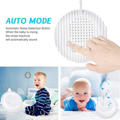 Q3 White Noise Machine, 10 Soothing Nature Sounds Therapy Portable Sleep Sound Machine