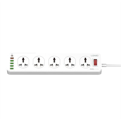 LDNIO SC10610 10Ports Universal Power Socket White EU Plug The Branded Hub