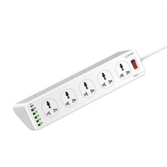 LDNIO SC10610 10Ports Universal Power Socket White EU Plug The Branded Hub