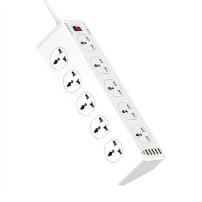 LDNIO SC10610 10Ports Universal Power Socket White EU Plug The Branded Hub