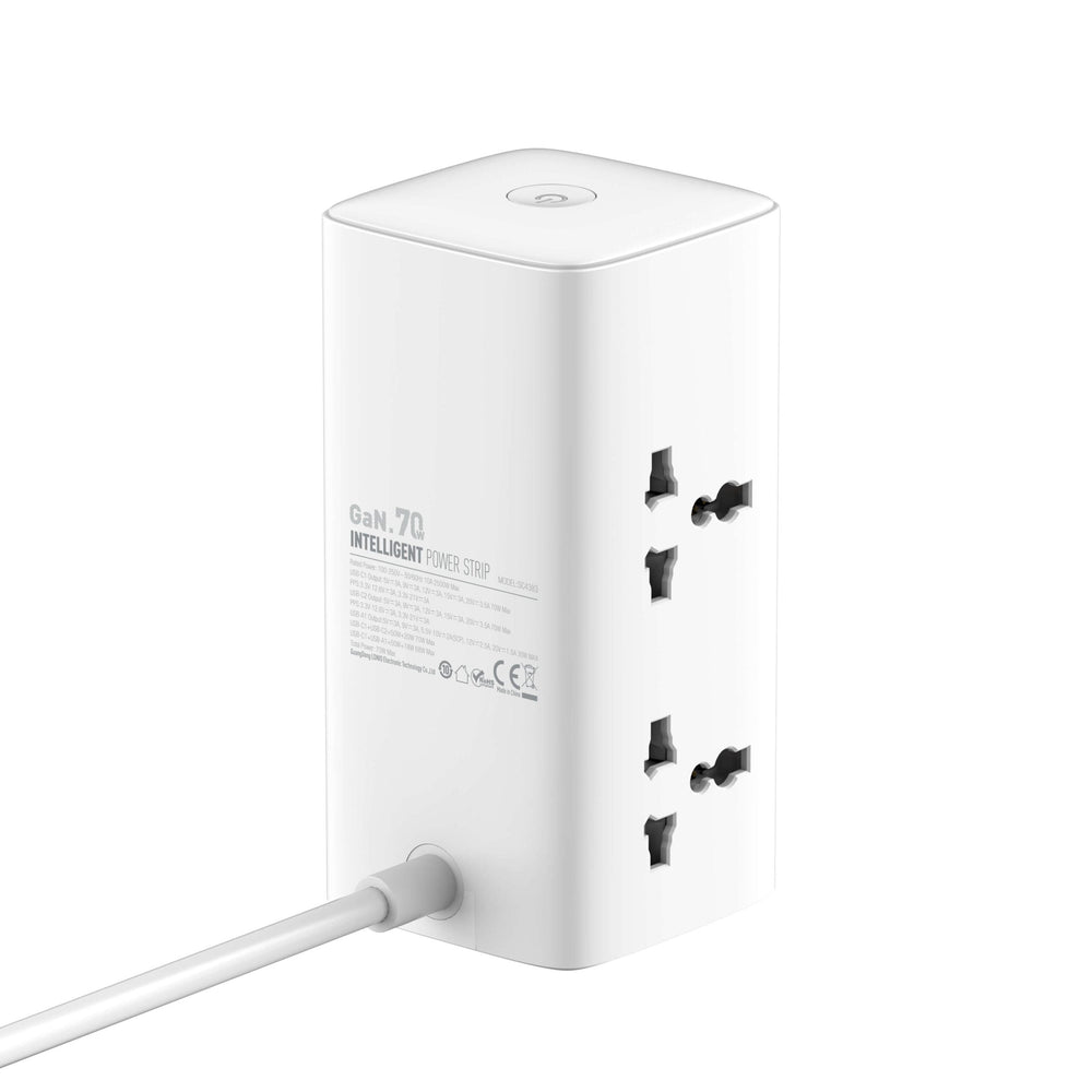 LDNIO SC4383 70W Multifunctional Universal Desktop Power Adapter EU Plug The Branded Hub