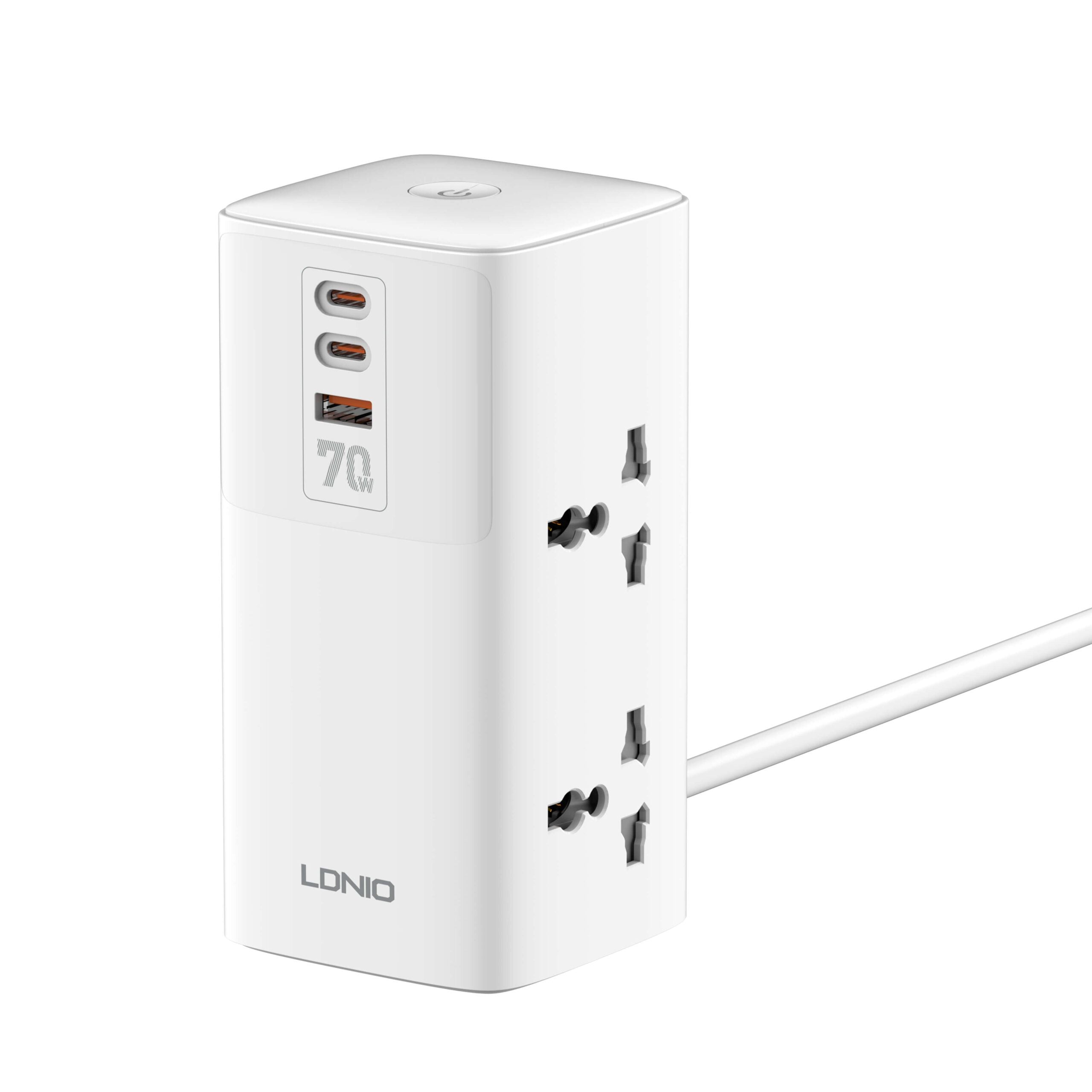 LDNIO SC4383 70W Multifunctional Universal Desktop Power Adapter EU Plug The Branded Hub