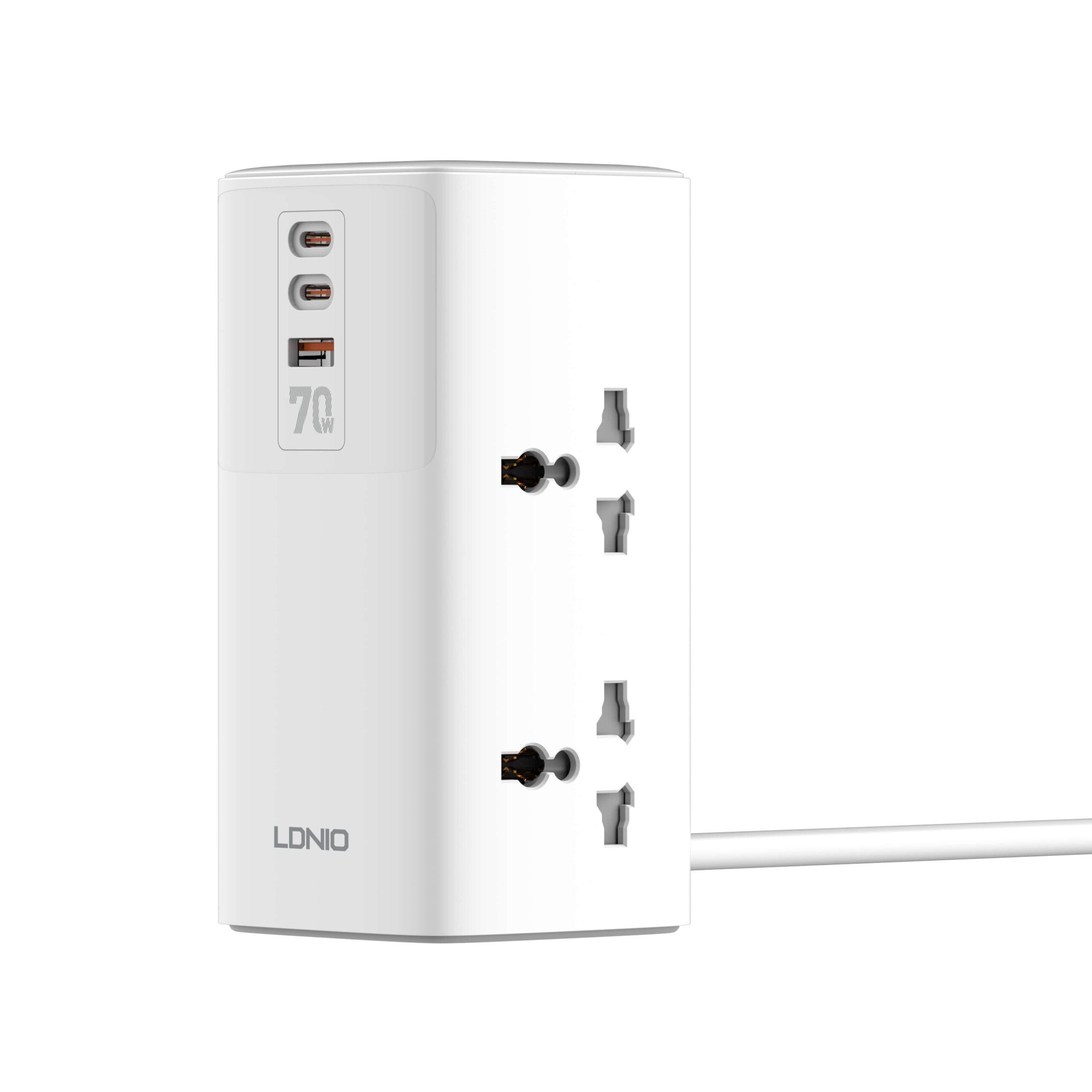 LDNIO SC4383 70W Multifunctional Universal Desktop Power Adapter EU Plug The Branded Hub