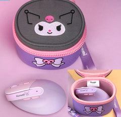 Sanrio Kuromi Rechargeable Wireless Silent Ergonomic Vertical Mouse The Branded Hub