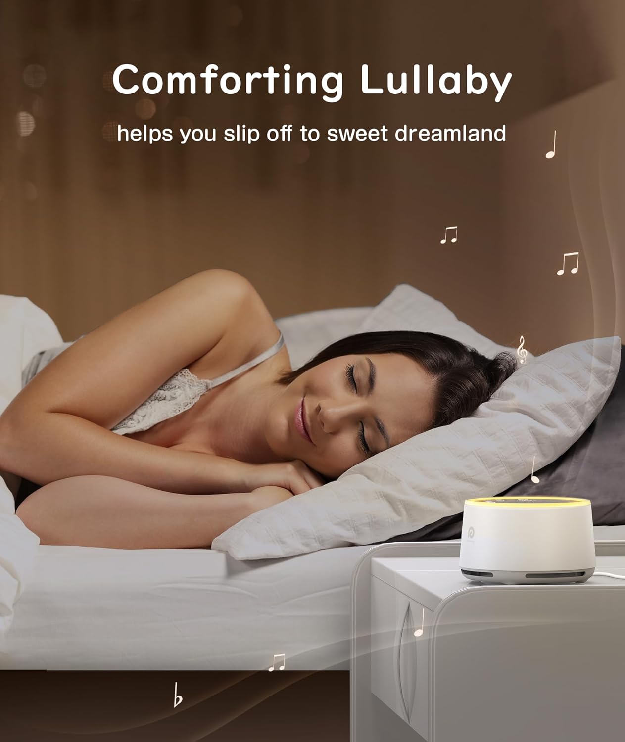 Dreamegg D1 Sound Machine Baby - White Noise Machine for Baby with Night Light, 24 High Fidelity Sounds, Timer & Memory Feature, Noise Machine with Nursery Lamps for Adults, Home, Office The Branded Hub