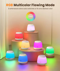 Dreamegg White Noise Machine - Portable Sound Machine Baby for Sleeping with 8 Adjustable Night Light, 24 Sleep Sounds for Baby Kids Adults