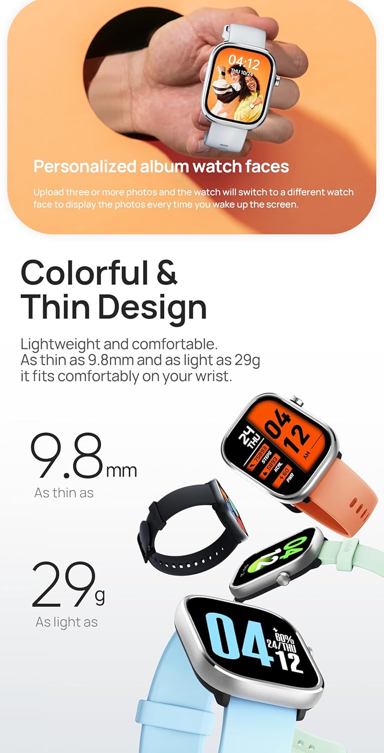 Mibro Watch C4 with 2.01″ HD Screen & Bluetooth Calling The Branded Hub