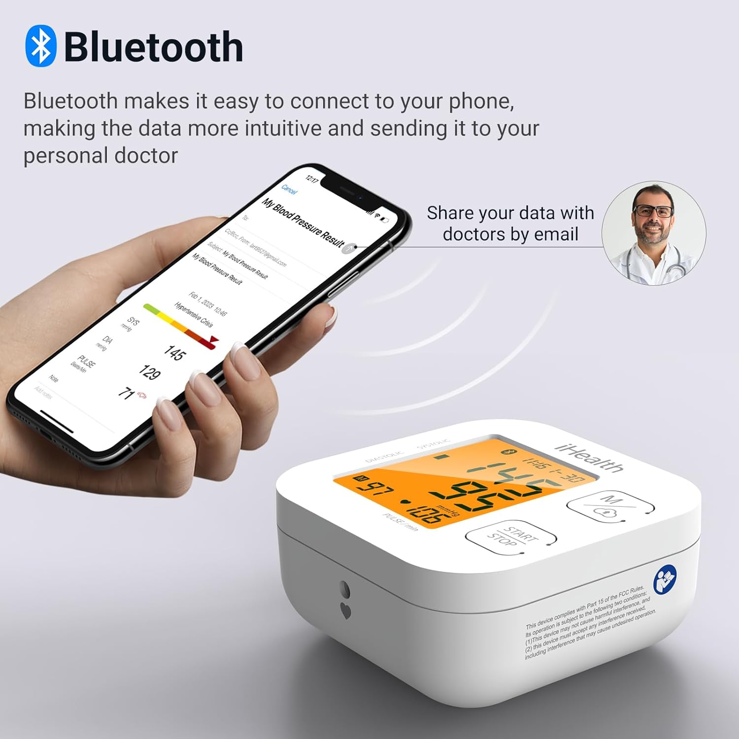 iHealth Track Smart Blood Pressure Monitor