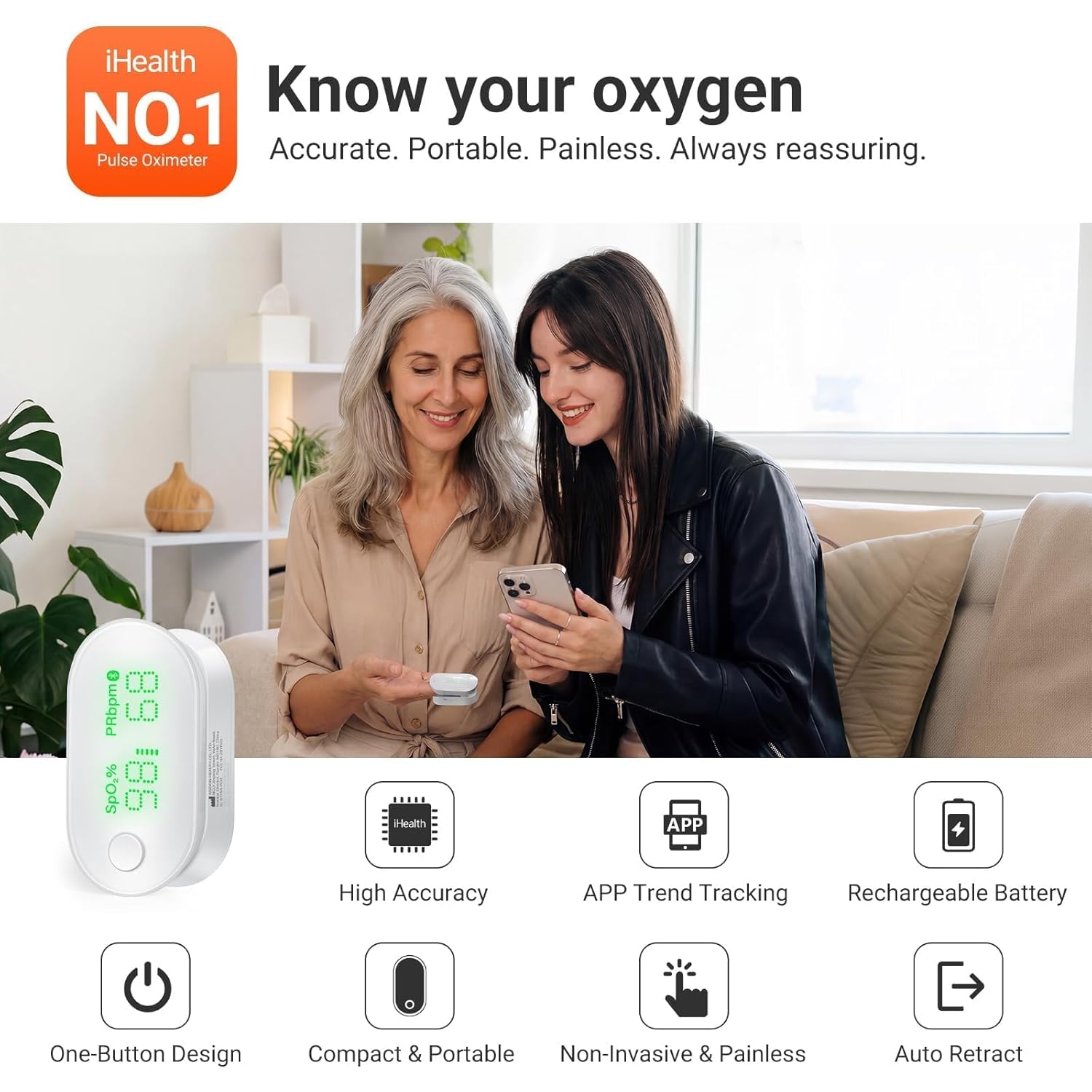 iHealth Bluetooth Pulse Oximeter
