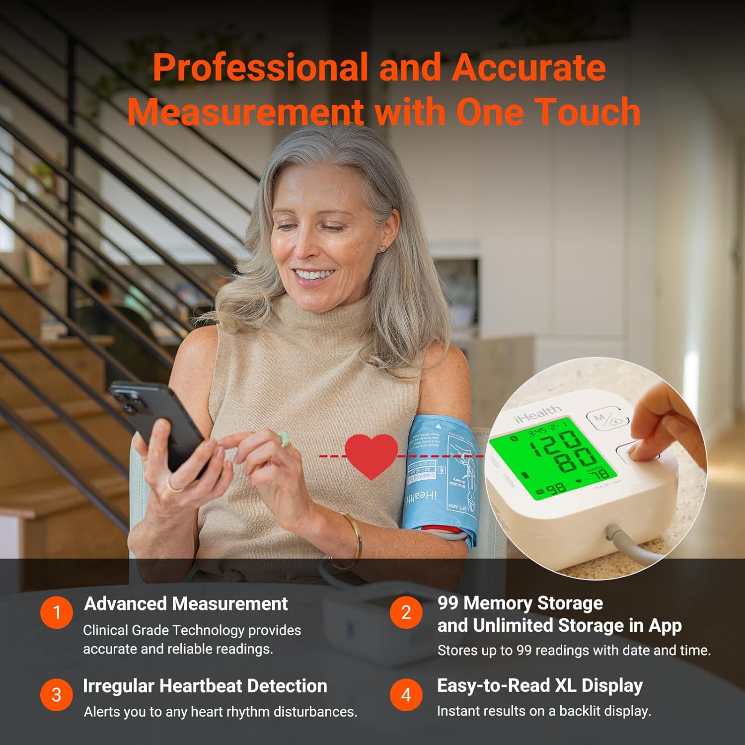 iHealth Track Smart Blood Pressure Monitor