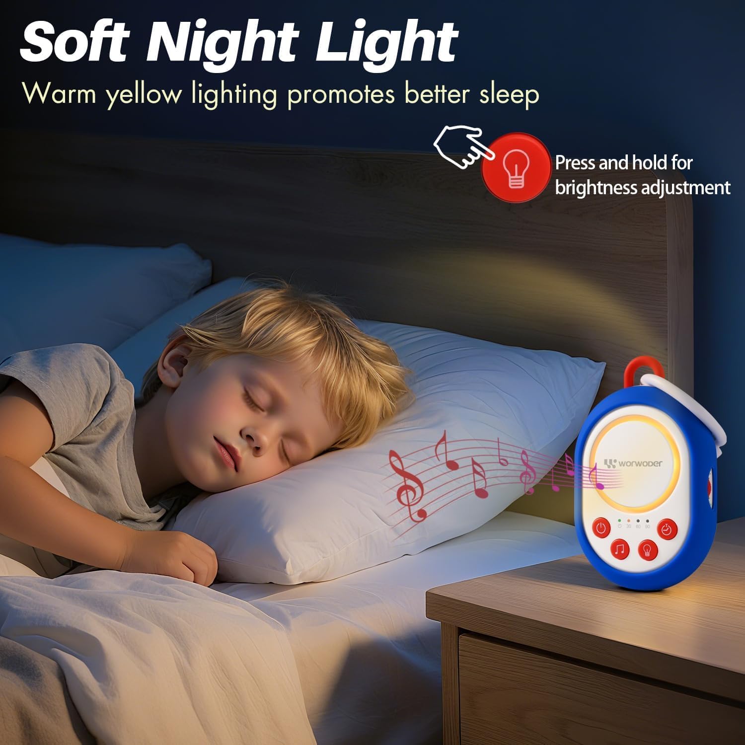 Portable Baby Sound Machine White Noise for Babies Kids Adults | Sleep Soother |Timer Function |20 Soothing Sounds | 22 Hours Battery Life, Travel,Registry...
